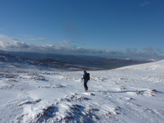 Descending Coire an t'Sneachda