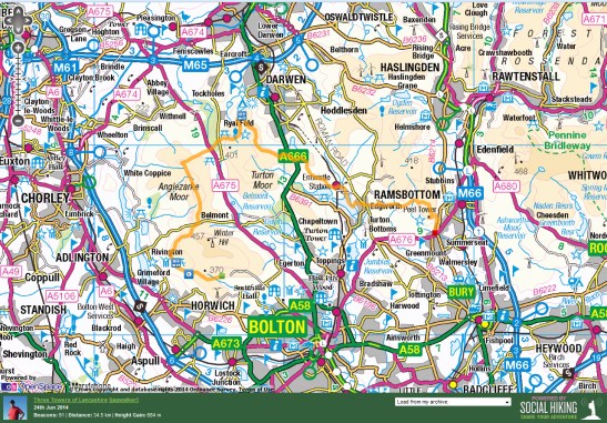 Click for detailed Social Hiking Route