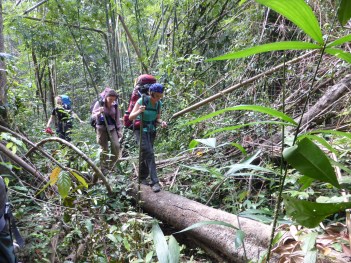 On our way up the Mountain