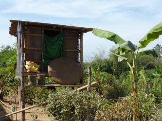 Love Hut outside Tra village