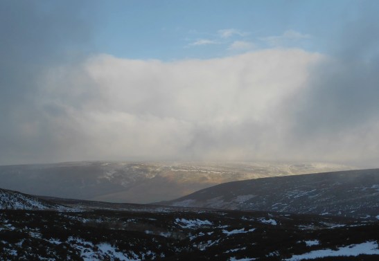 Break in the shower over Crowden 