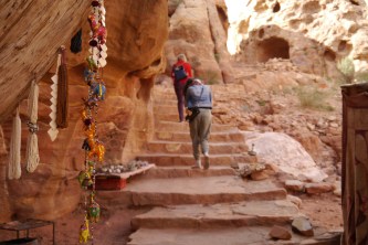 Old steps up to the Obelisks