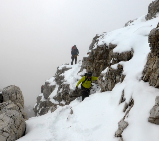 Lots of snow with mist hiding the exposure.