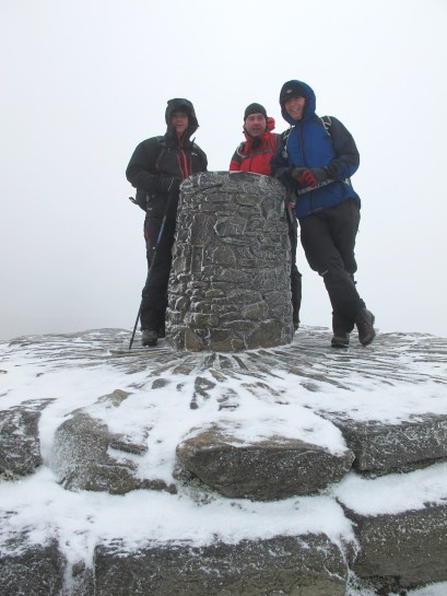 Mike, Steve and I on the summit. 